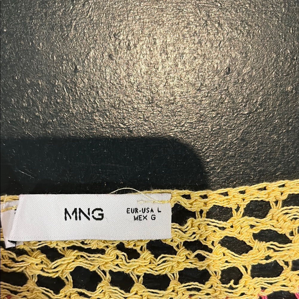 Mango Multicolor Crochet Swim Coverup View 2